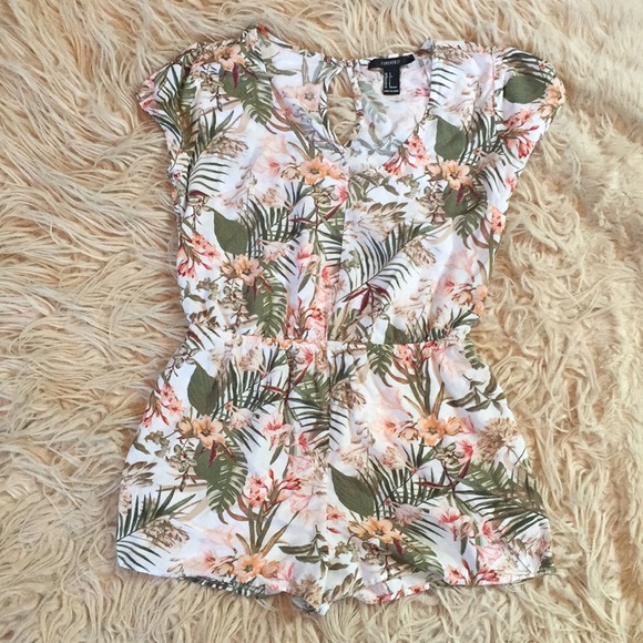Forever 21 Pants - F21 Tropical Romper